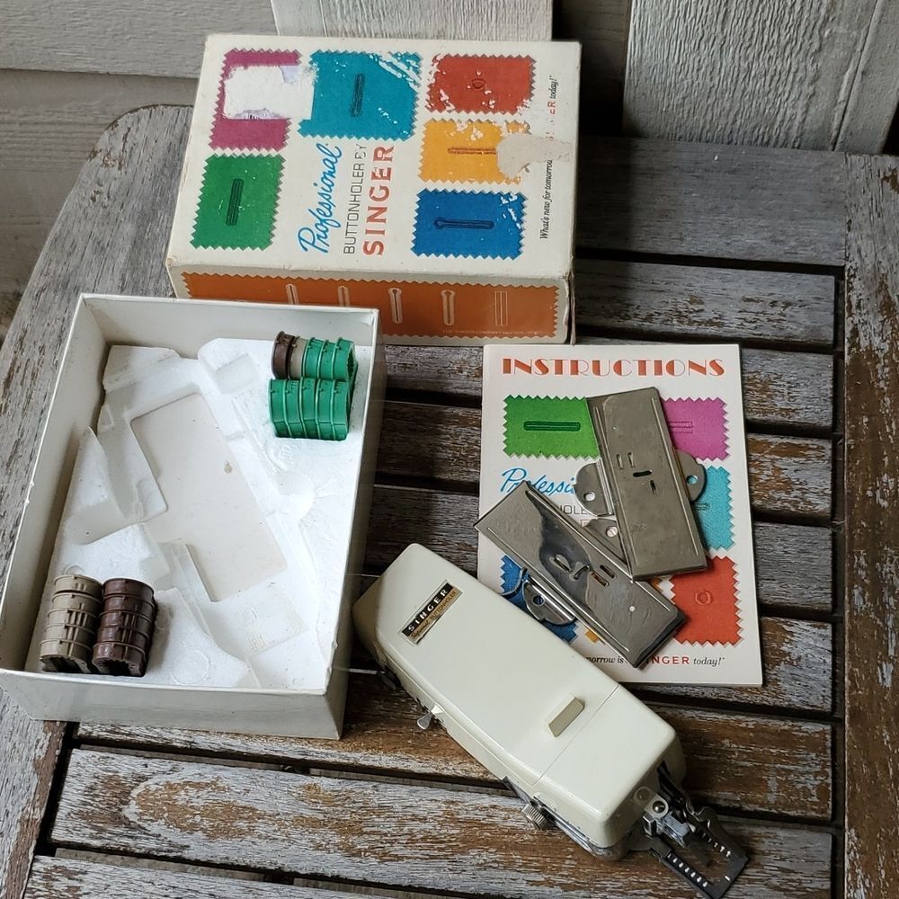 1973 Singer Professional Buttonholer for Slant Needle Zig Zag sewing machines